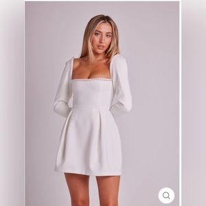 COPY - Odd Muse White Pearl Dress